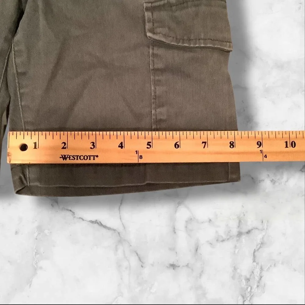 Old Navy Boys Grey‎ Cargo Shorts Size M/8 Cotton Blend